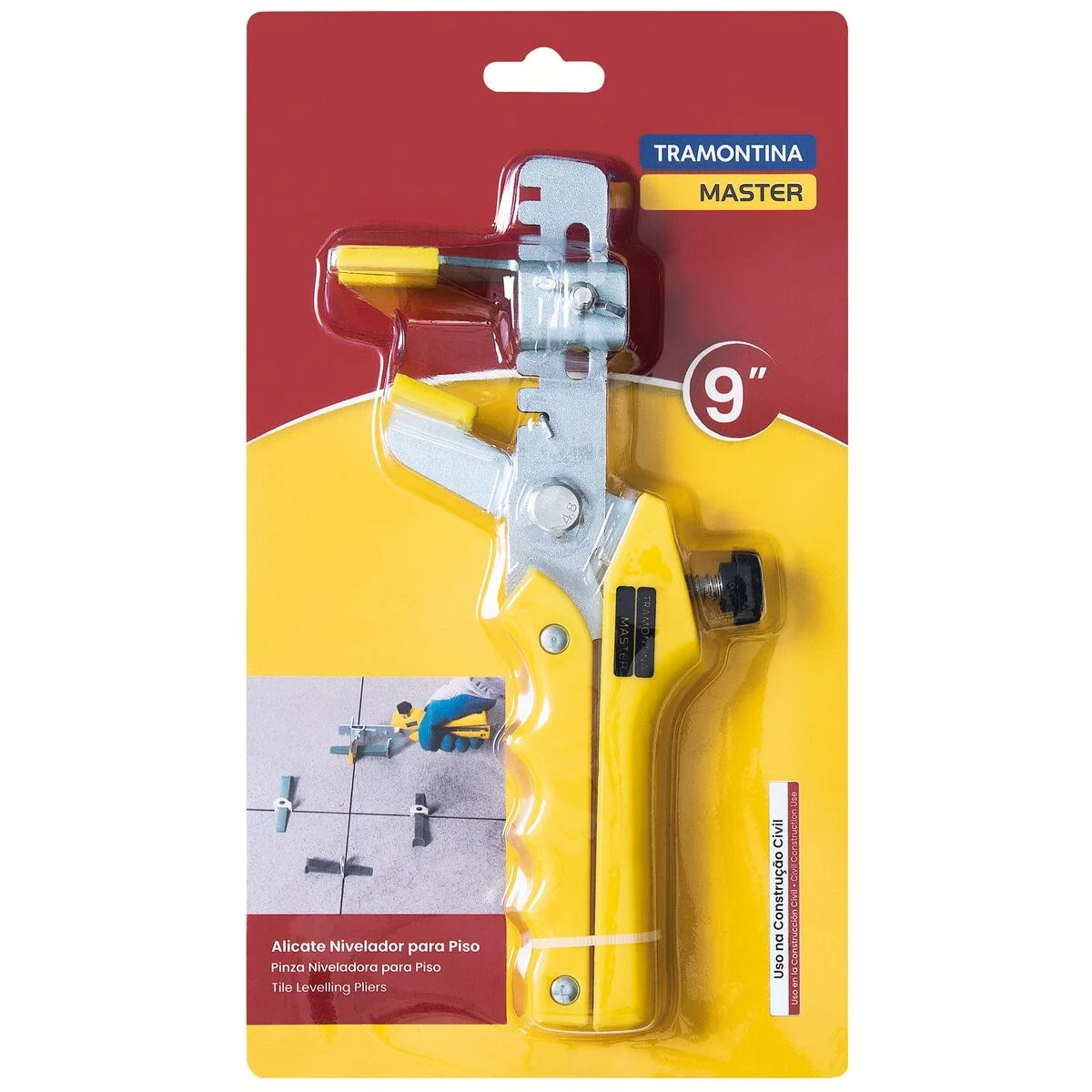 Alicate Nivelador de Piso Tramontina com Corpo em Chapas de Aço e Cabo de Polipropileno Injetado - Imagem 3