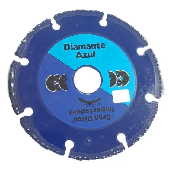 DISCO DIAMANTE AZUL MADEIRA PREMIUM GRAOS DE TUNGSTÊNIO