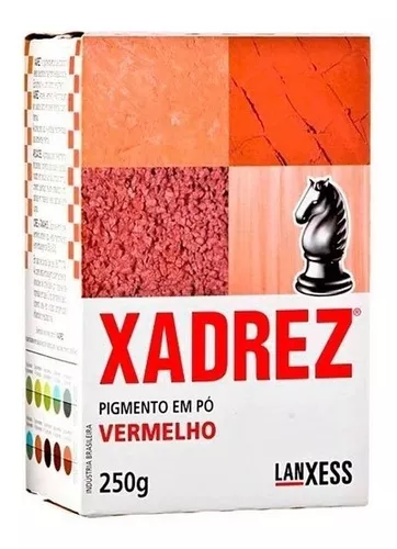 Pigmento Em Pó Vermelho Xadrez 250g Lanxess