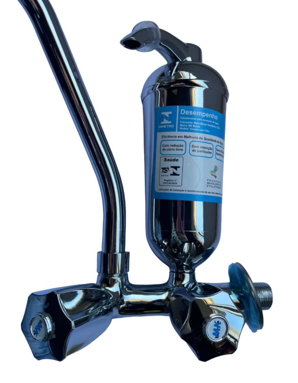 Torneira Bica Móvel Parede Com Filtro - Imagem 2