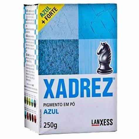 Pigmento Em Pó Azul Xadrez 250g Lanxess