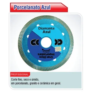 DISCO DIAMANTE AZUL ESMILHIRADEIRA 115MM