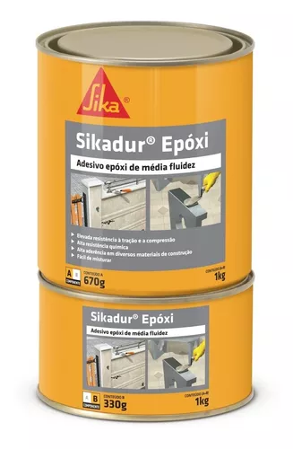 Adesivo Sikadur Epoxi Lata 1kg - Compound Da Sika