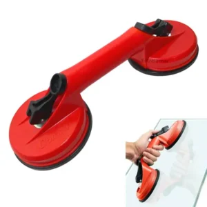 Ventosa Dupla Vermelha Cortag 60kg P/ Vidros Pisos Porcelanatos