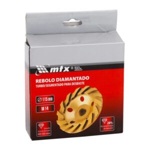 Rebolo Diamantado Turbo e Segmentado 115mm MTX